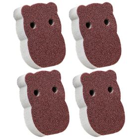1/2/4pcs, Descaling Magic Cleaning Sponge, Ideal For Kitchen And Bathroom Cleaning, Pot And Teapot Descale Cleaning, Stovetop Pot Kitchen Tools (style: Hippopular Shape, Quantity: 4 Pcs)